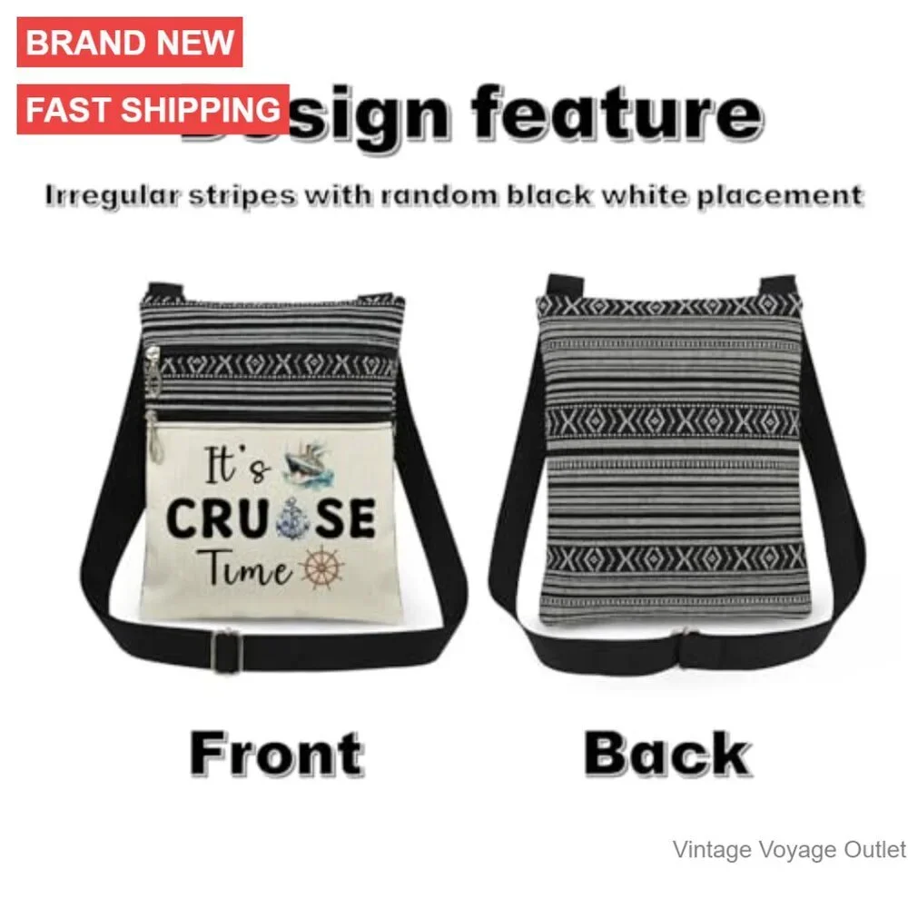 Adjustable Crossbody Bag with Dual Compartments for Essentials